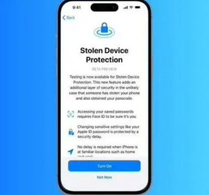 抚州苹果授权维修店分享被盗设备保护功能开启方法 