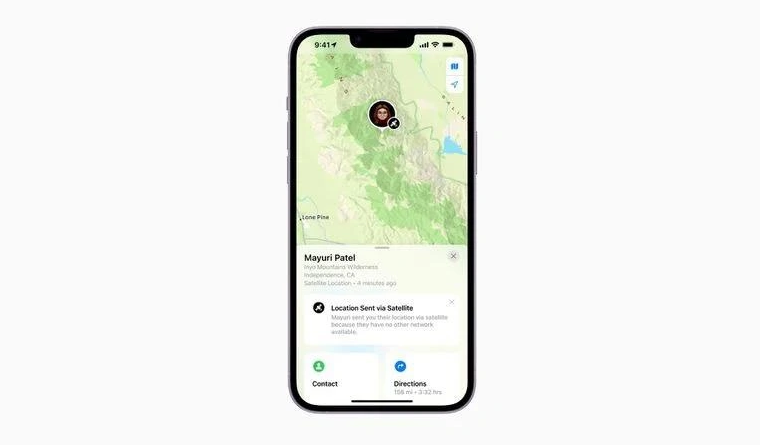 抚州苹果14维修分享iPhone14系列中 FindMy功能通过卫星分享位置方法教程 