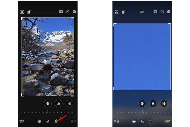抚州苹果手机维修分享iPhone手机如何使用裁剪功能隐藏照片 